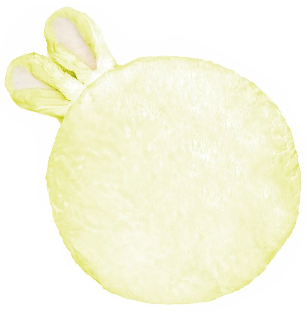 Domarex Poduszka Soft Bunny plus żółty, średnica 35 cm