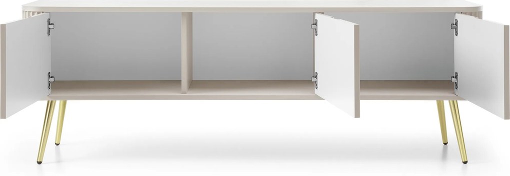 Szafka RTV stojąca ZENZERO 168 cm do Salonu pod Telewizor - Kaszmir
