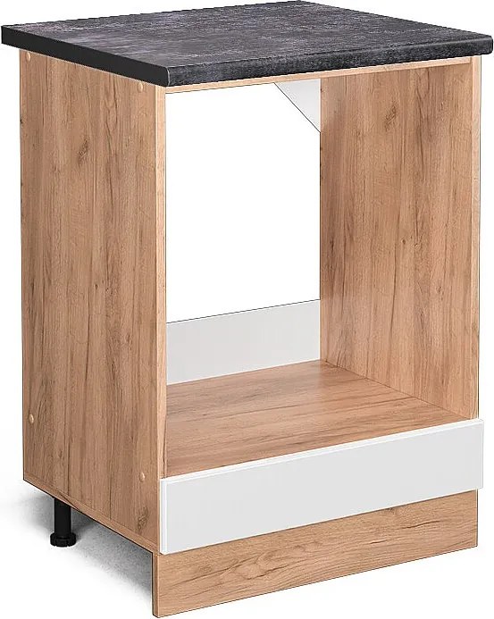 Szafka kuchenna biały wysoki połysk 60x60x81.6 r-line