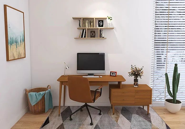 Minimalistyczna Półka Na Ścianę W Kolorze Wenge Z0-K45
