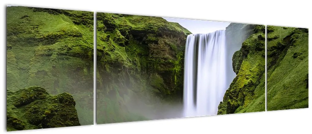 Obraz wodospadów (170x50 cm)
