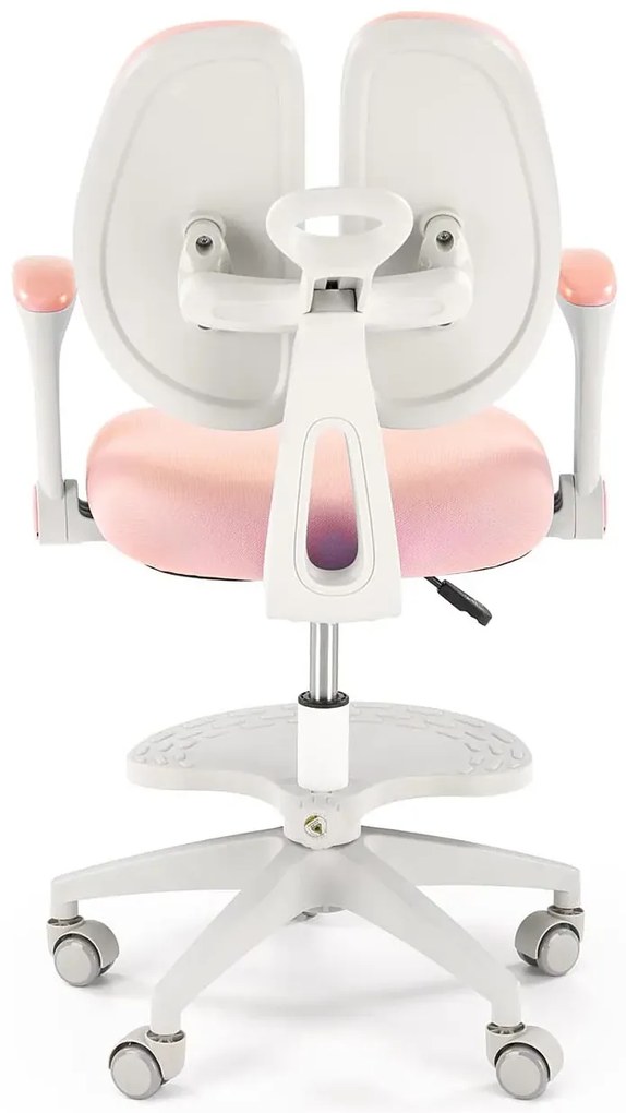 Dziewczęcy różowy obrotowy fotel siedziska z regulacją A0-S88