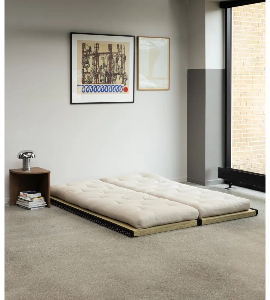 Sofa rozkładana z lnianym obiciem Karup Design Chico Linen