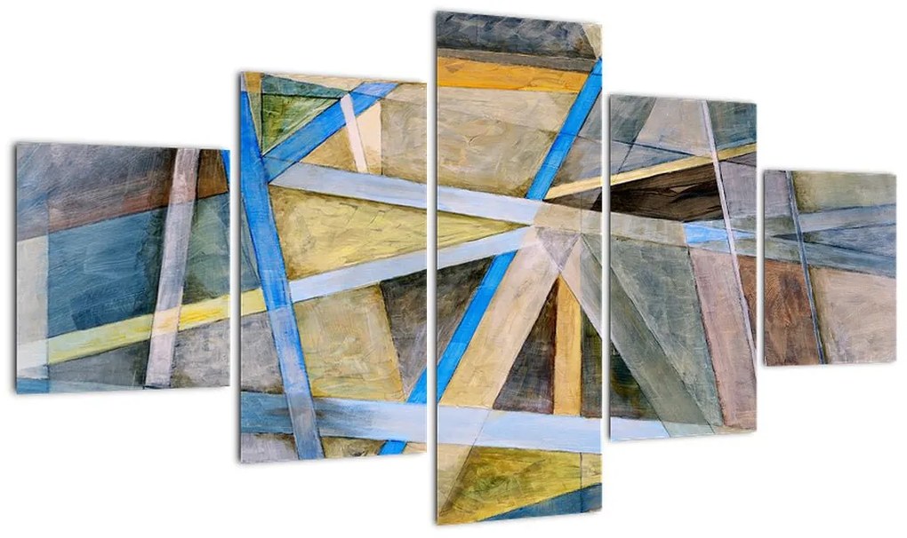 Obraz - Abstrakcja (125x70 cm)