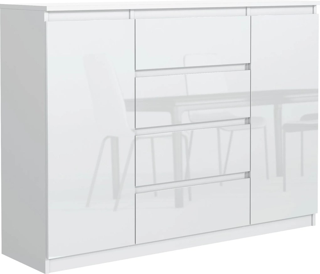 Komoda NUDO 120 cm do Salonu Sypialni Biały