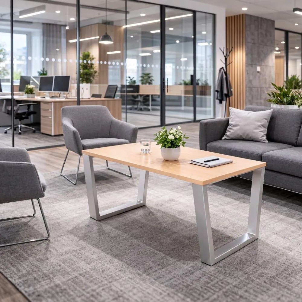 Stolik kawowy VECTOR, 100x68 cm, grafit