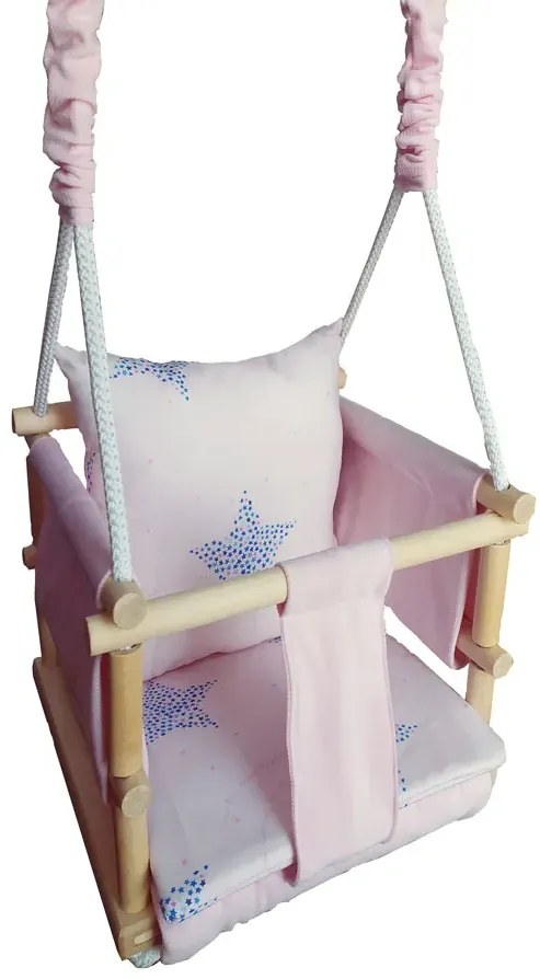 Welwetowa huśtawka 3w1 dla dzieci 6 wzorów R0-W48