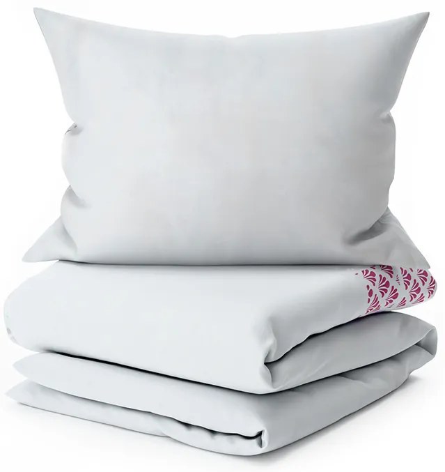 PrzytulneMieszkanie.pl PrzytulneMieszkanie.pl Pościel z mikrosatyny VELLARI, jasnoszara Rozmiar pościeli: 70 x 90 cm | 140 x 200 cm