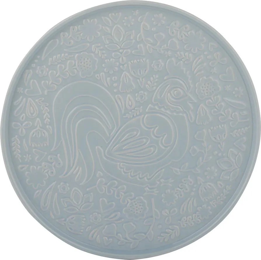 Szaroniebieski ceramiczny talerz do serwowania ø 30 cm Home to Roost – Mason Cash