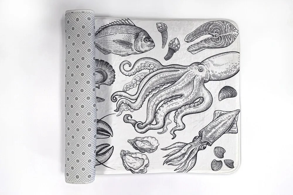 Dywanik łazienkowy Dywanik łazienkowy Morskie Zwierzęta