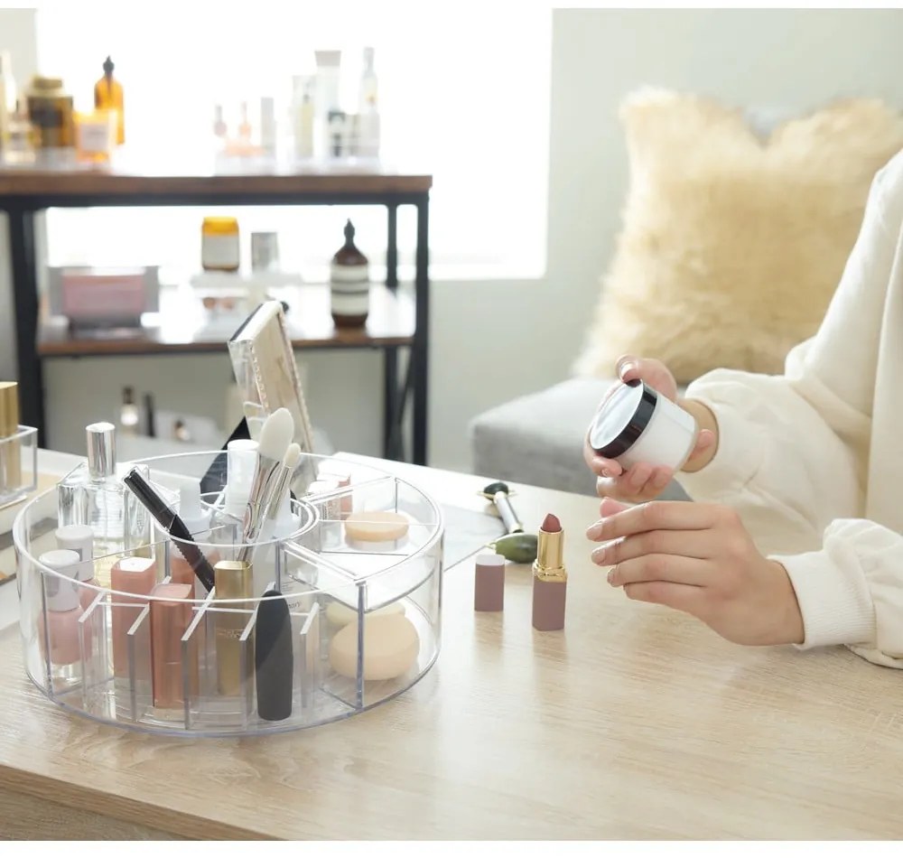 Organizer łazienkowy na kosmetyki z plastiku z recyklingu Cosmetic Carousel – iDesign