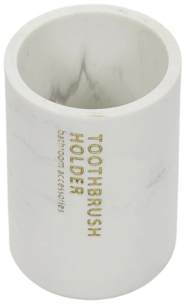 Kubek na szczoteczki z efektem marmuru