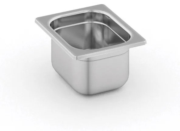 Pojemnik gastronomiczny ze stali nierdzewnej GN 1/2, 325 x 265 x 150 mm