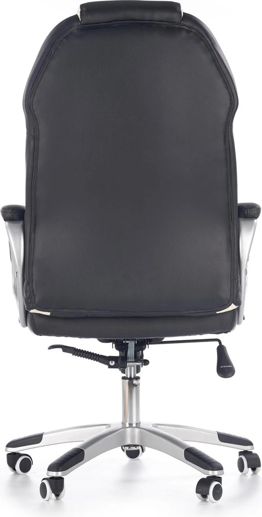 Fotel biurowy tapicerowany ekoskórą Barton