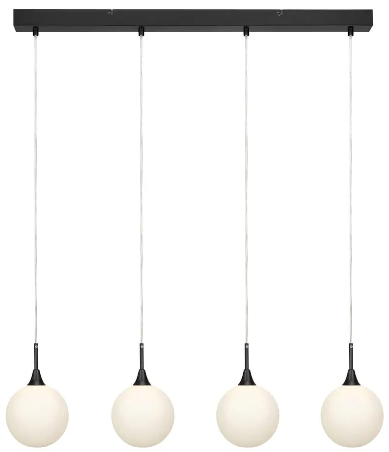 Czarna lampa wisząca Markslöjd Quattro XL Pendant Black 4L
