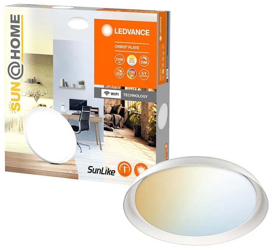 Ledvance -LED Ściemniane oświetlenie SUN@HOME LED/26W/230V 2200-5000K CRI 95 Wi-Fi