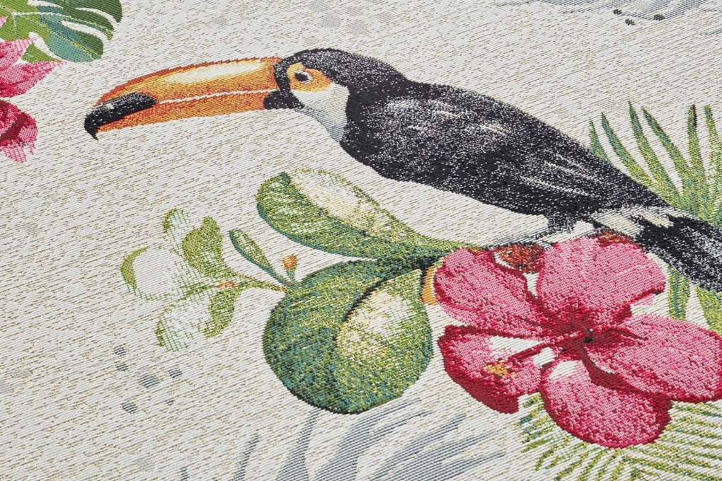 Dywan zewnętrzny Flair Tropical kremowy 80 cm x 165 cm