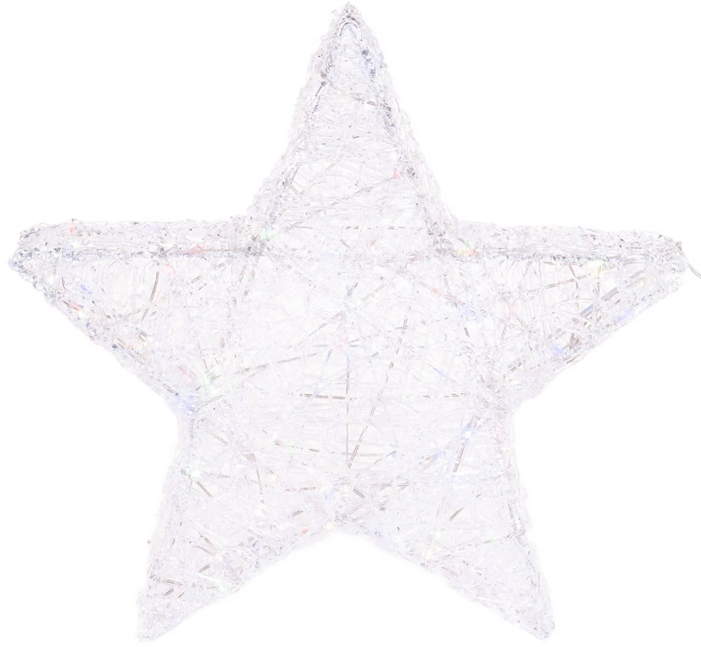 Ozdobna gwiazda z oświetleniem LED, 50 cm
