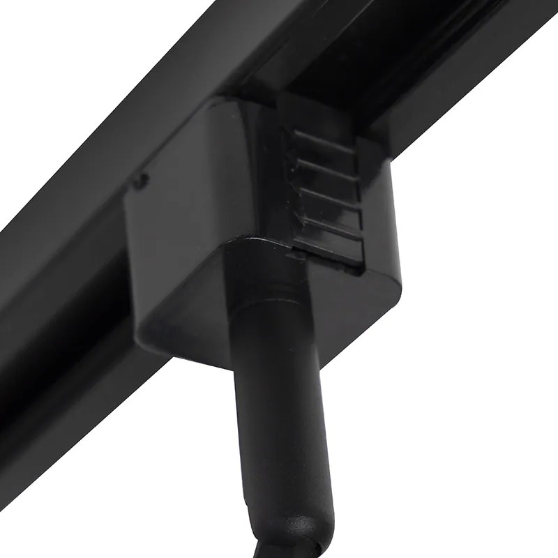 Inteligentny system szynowy czarny 1-fazowy 5-świateł w tym WiFi GU10 - Jeany