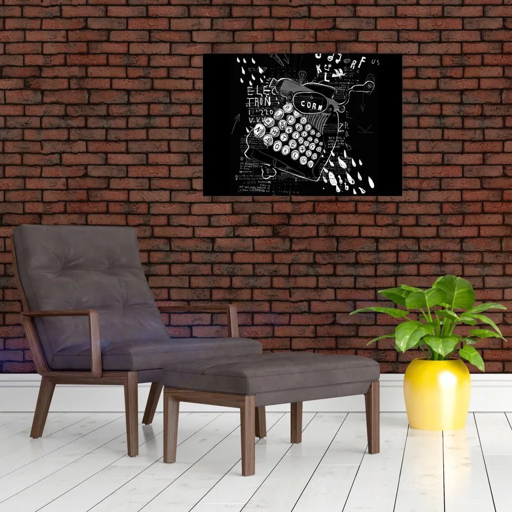Obraz - Rysunek w stylu Banksy (70x50 cm)