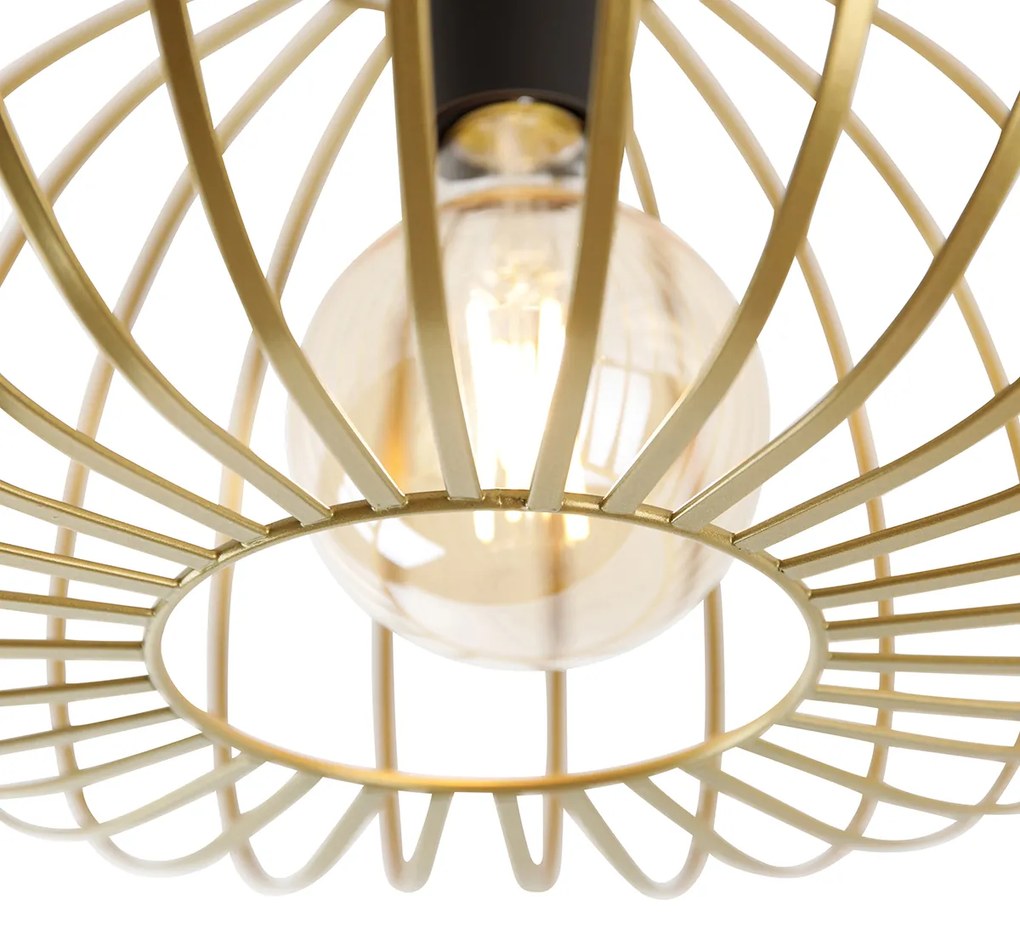 Inteligentna lampa sufitowa złota 39 cm w tym WiFi G95 - JohannaDesignerski Oswietlenie wewnetrzne