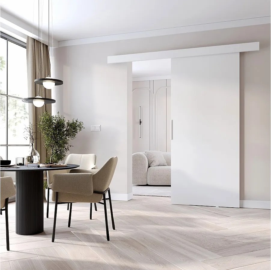 MINIO go for it, Drzwi przesuwne wewnętrzne CLEAN A 86 cm  w kolorze białym