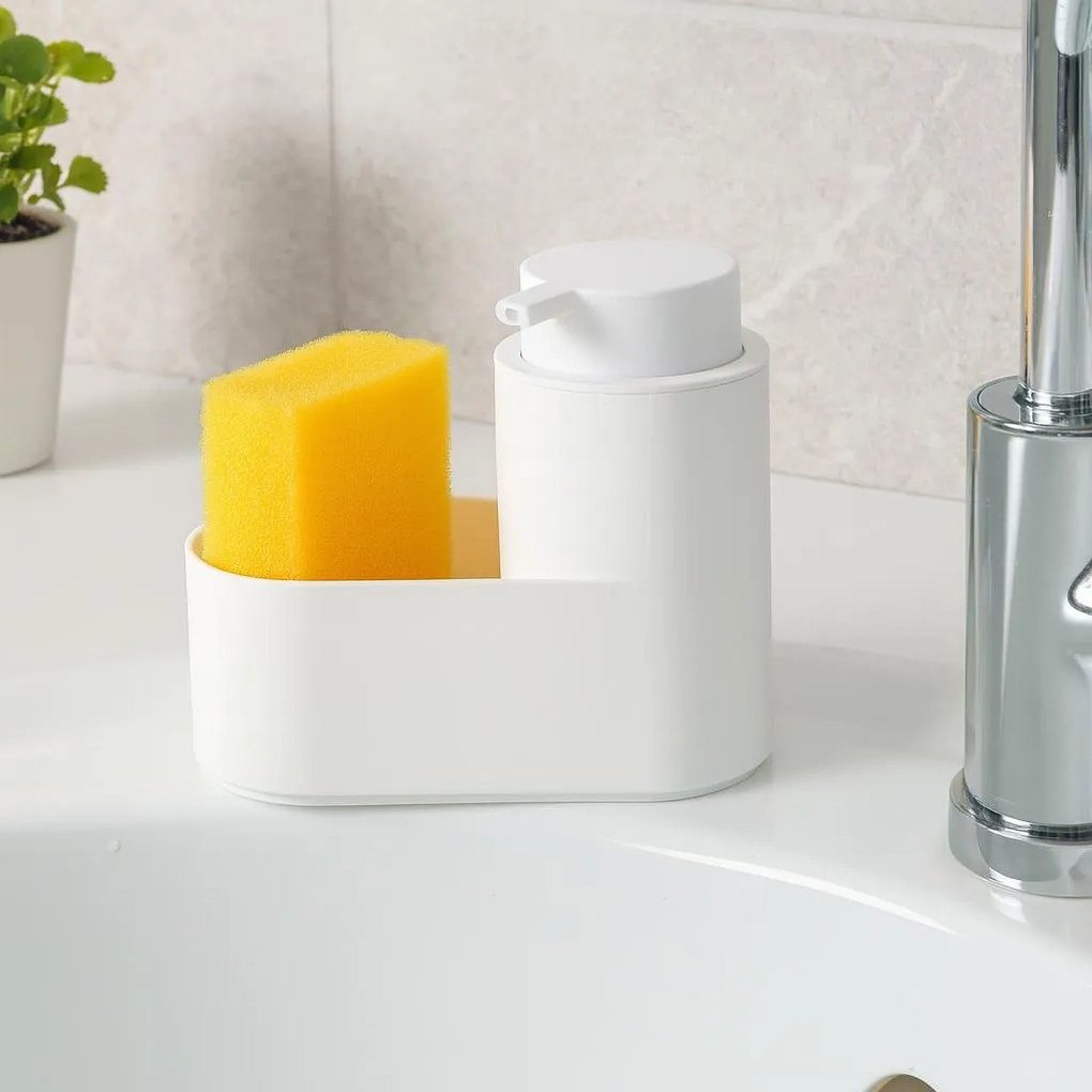 Dozownik do płynu z miejscem na gąbkę FUNCTION