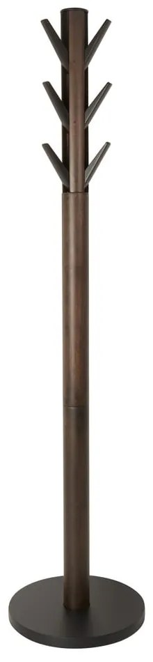 Czarny wieszak z drewna kauczukowego Flapper – Umbra