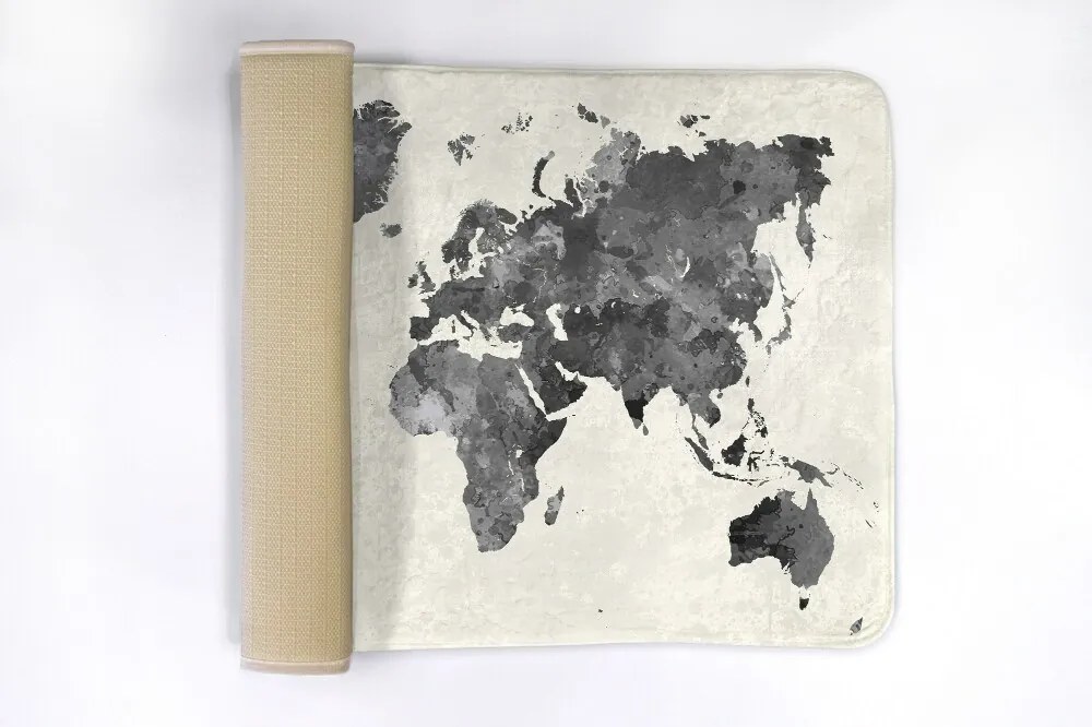 Dywanik łazienkowy antypoślizgowy Dywanik łazienkowy antypoślizgowy Mapa świata