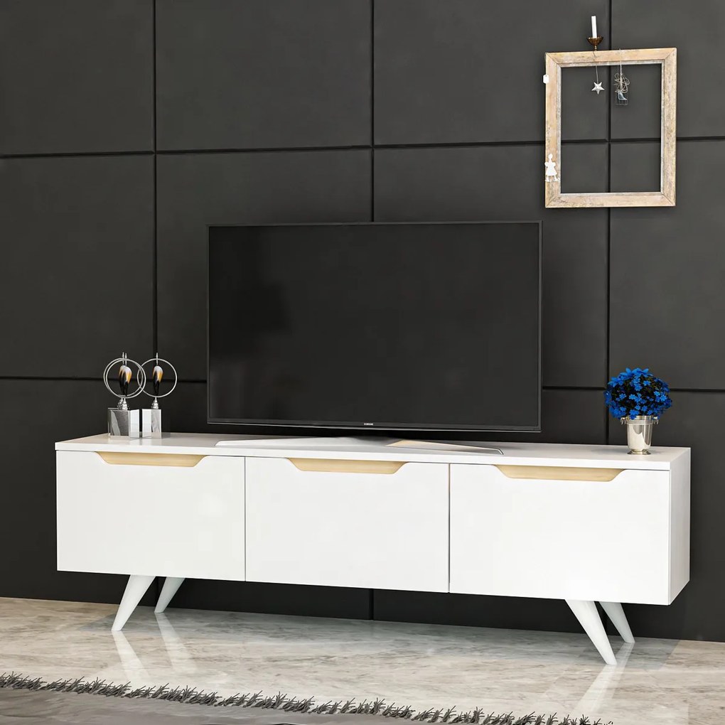 Stolik TV Prag White