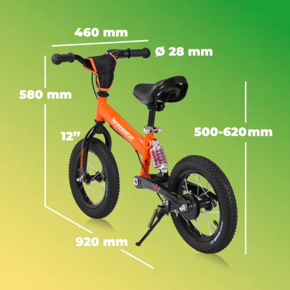 Rennmeister Rowerek biegowy QUIDO, od 3 lat, pomarańczowa