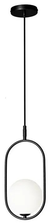 Lampa wisząca CORDEL 1xG9/28W/230V czarna na linku