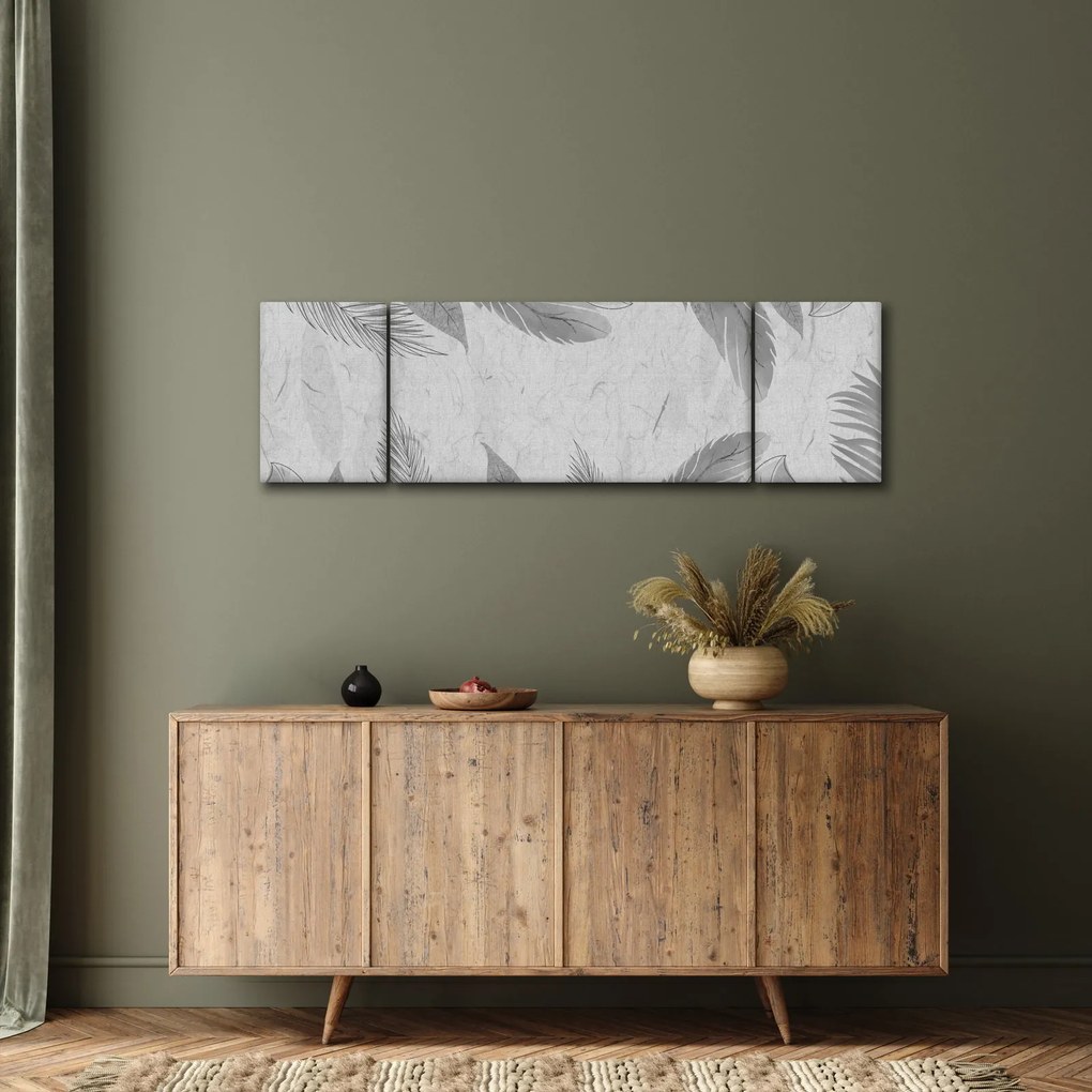 Obraz - Liście (170x50 cm)