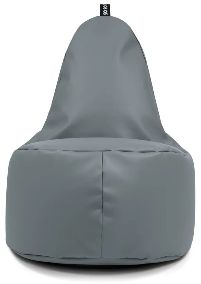 Czerwony worek do siedzenia z imitacji skóry Lull XL – So Soft?