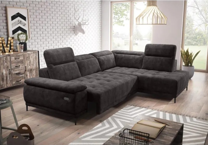 Narożnik FOCUS L z elektryczną regulacją siedziska WERSAL