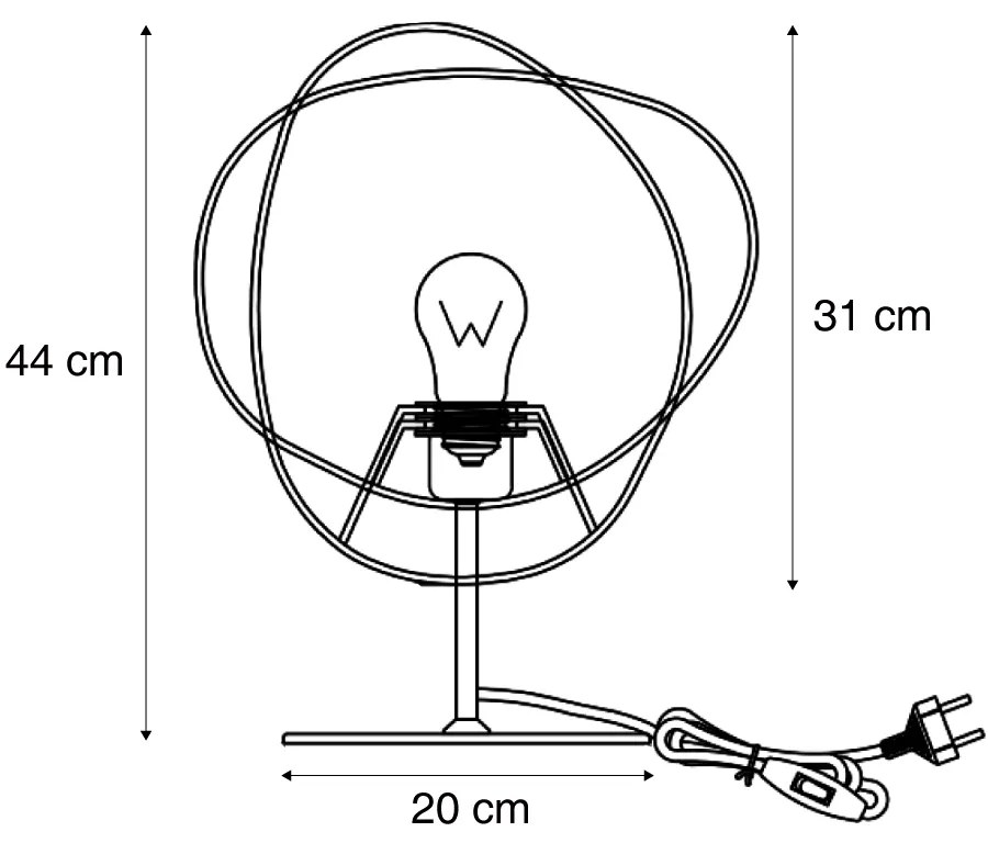 Lampa stołowa Japandi beżowa - OrganicaJapandi Oswietlenie wewnetrzne