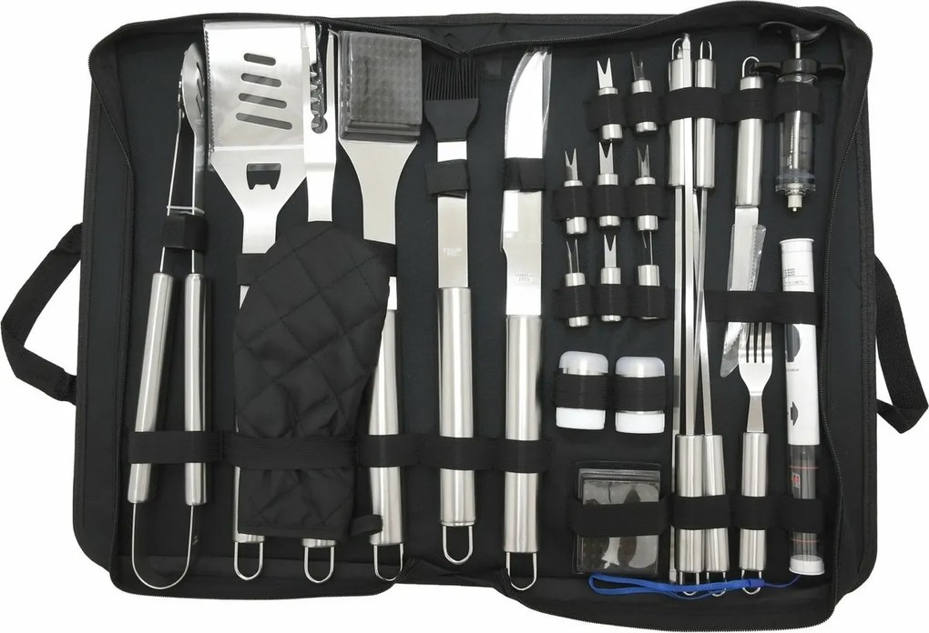 Cattara 13102 Zestaw narzędzi do grillowania, 27 szt.