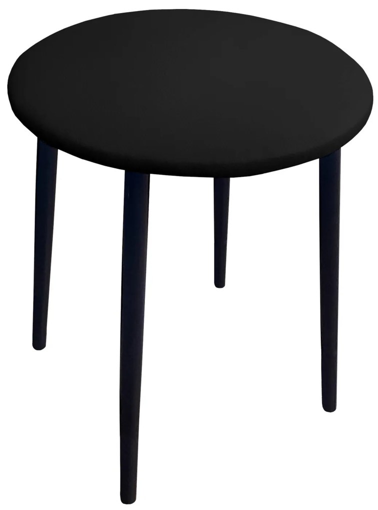 Taboret TRIX D01 czarny podstawa czarna