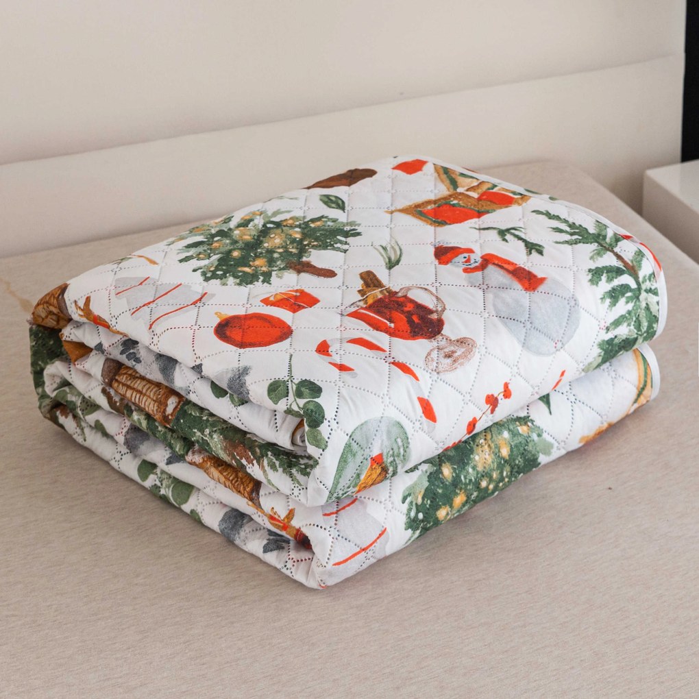 Narzuta na łóżko FESTIVE MAGIC, kolorowy Rozmiar: 170 x 210 cm