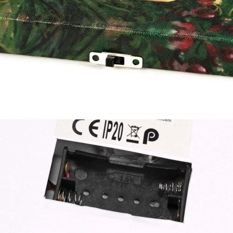 Podświetlany obraz - świece z winem, 5 LED, 30 x 40 cm