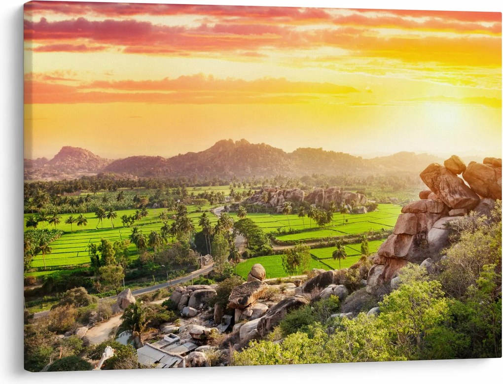 Obraz doliny Hampi w Indiach (70x50 cm)