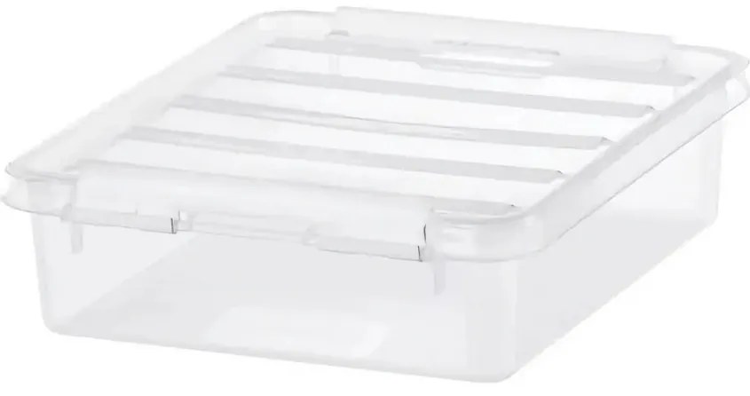 SmartStore Pojemnik z białymi klipsami Classic, 1l, 1 l
