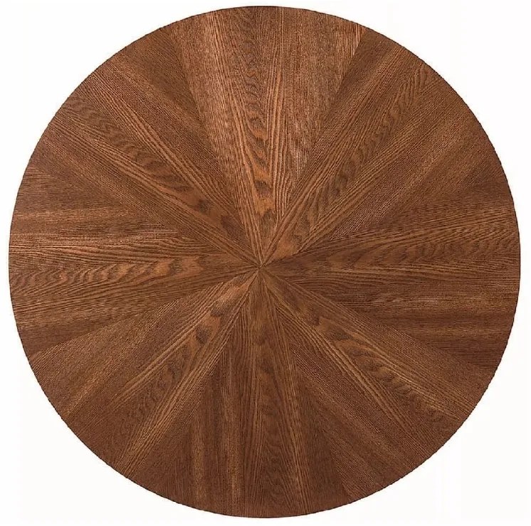 Okrągły stół jadalny AMADEO 100x100 cm, dekor orzech