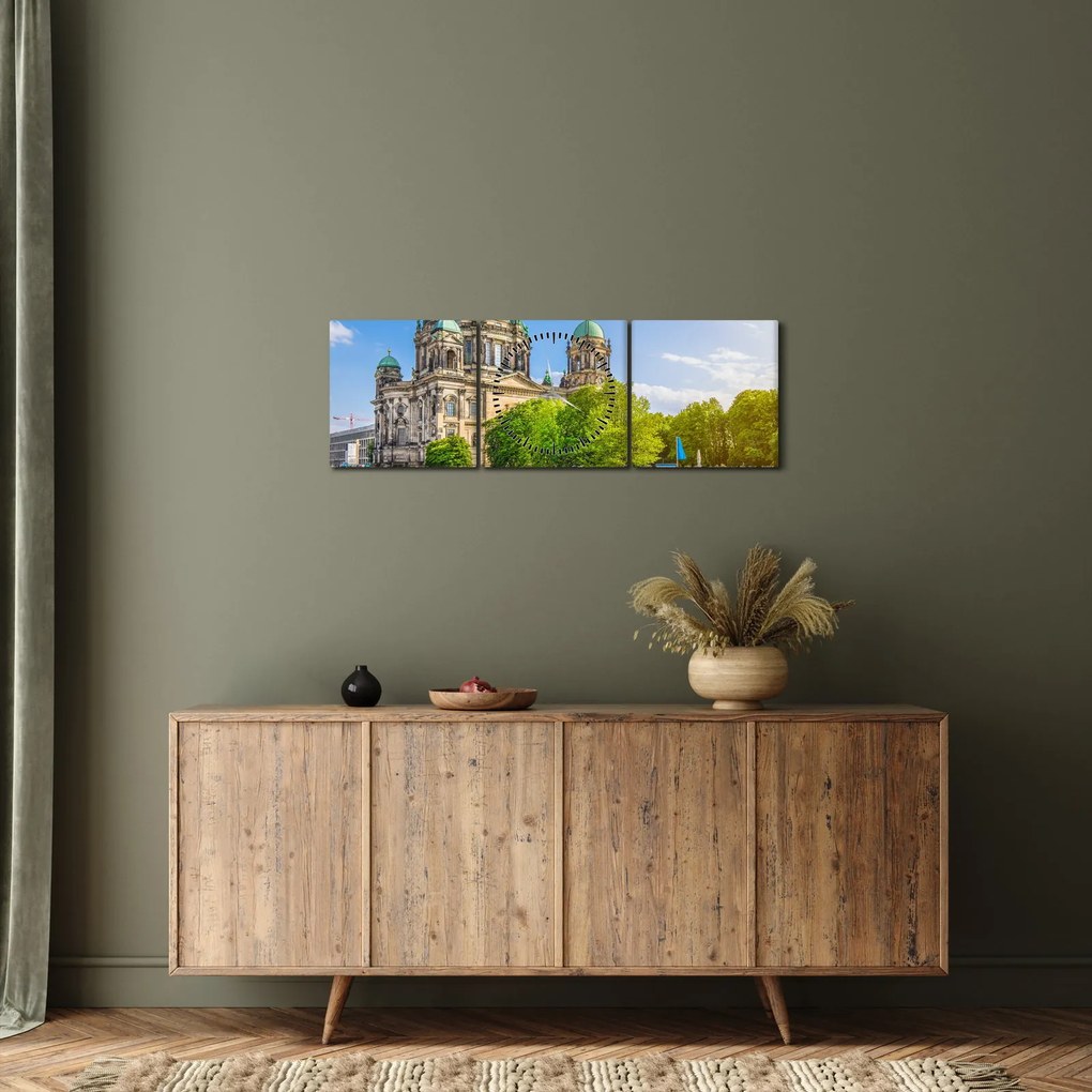 Obraz - Katedra w Berlinie (z zegarem) (90x30 cm)