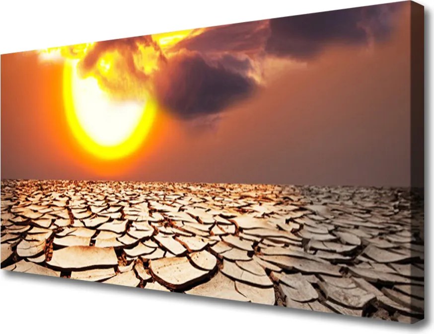 Obraz canvas Żar Pustynnego Słońca