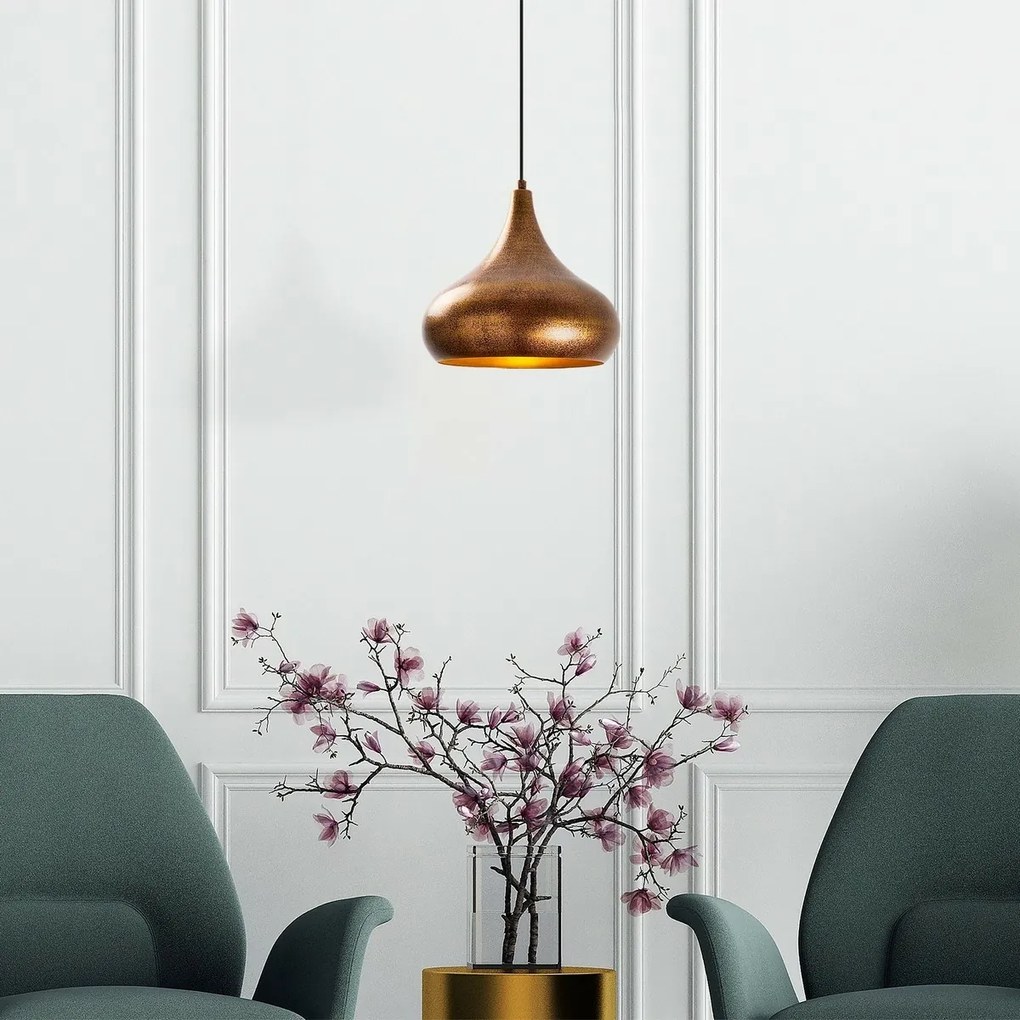 Lampa wisząca Muba - 11550, miedziana