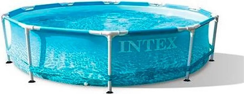Basen Intex Beachside Frame okrągły 305x76 cm, pojemność 4485L, stalowa konstrukcja, łatwy montaż, od 6 lat
