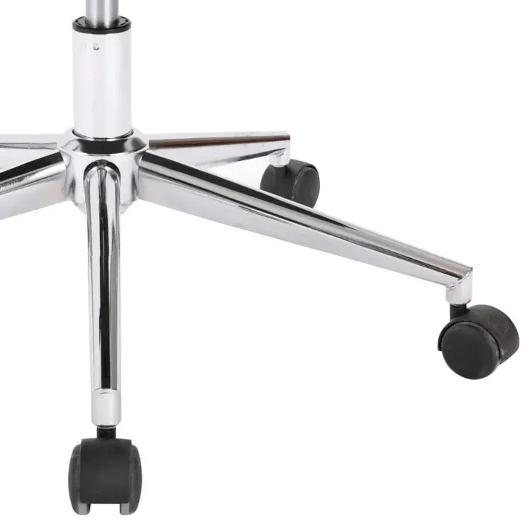 Brązowe obrotowe krzesło biurowe z ekoskóry N3-M57