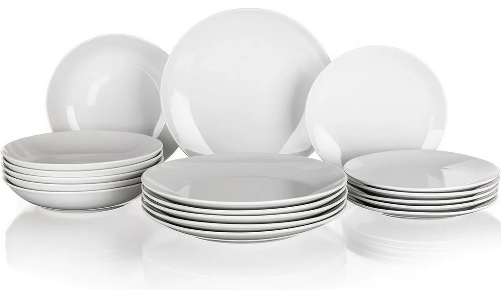 Banquet 18-częściowy komplet talerzy MARION