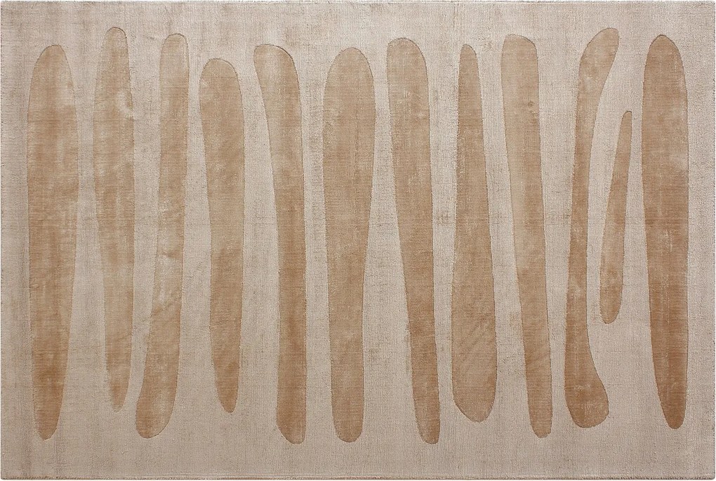 Ręcznie tkany dywan - 160 x 230 cm - Beżowy - 2200g/m² - BELLARIA